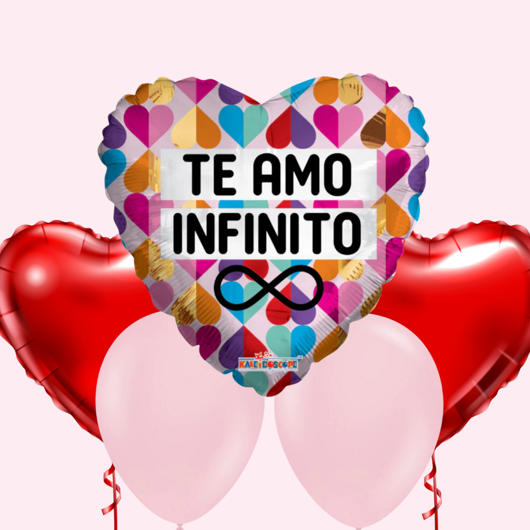 Te Amo Infinito Balloon Bouquet