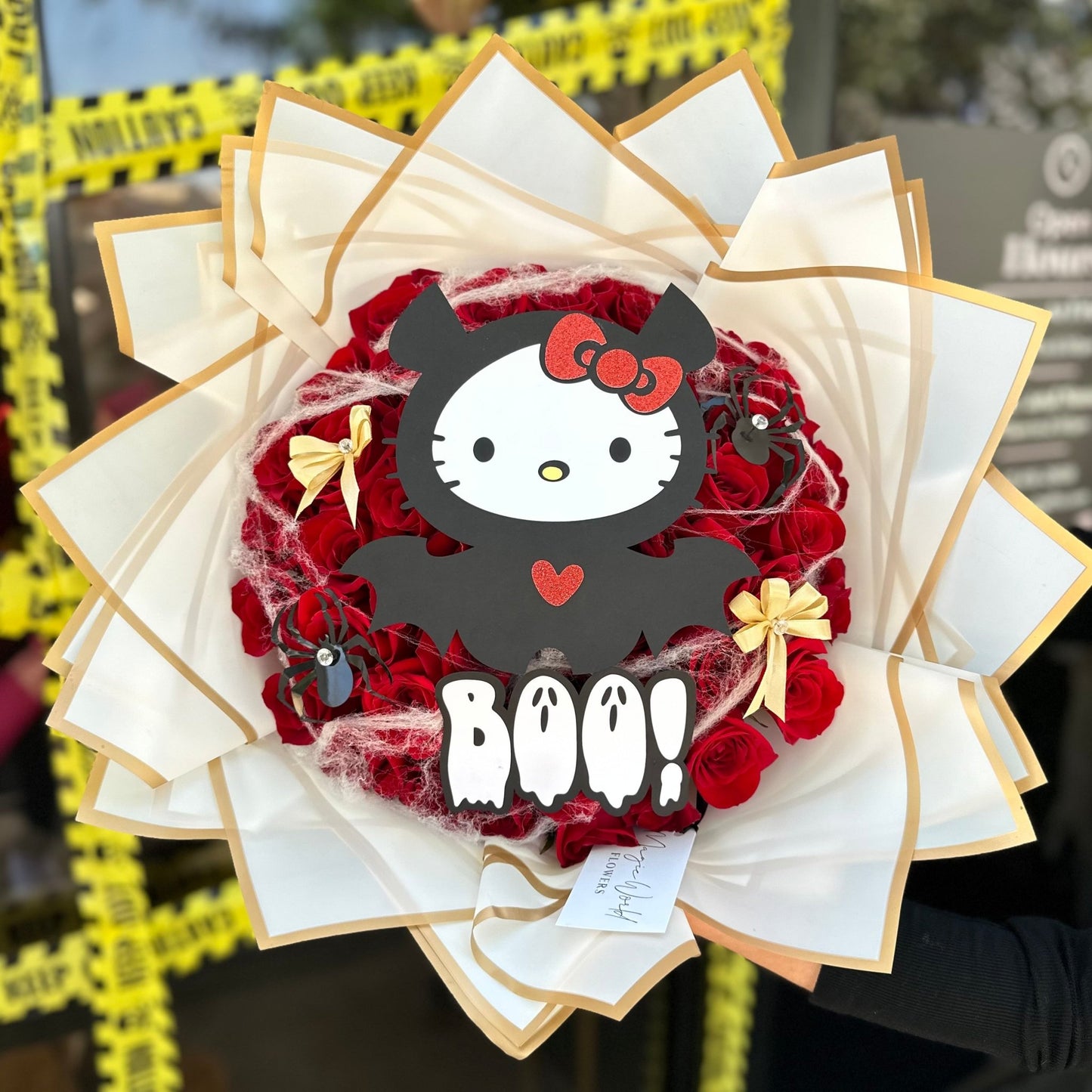 Bat HK - Halloween Ramo Buchon - Magic World Flowers