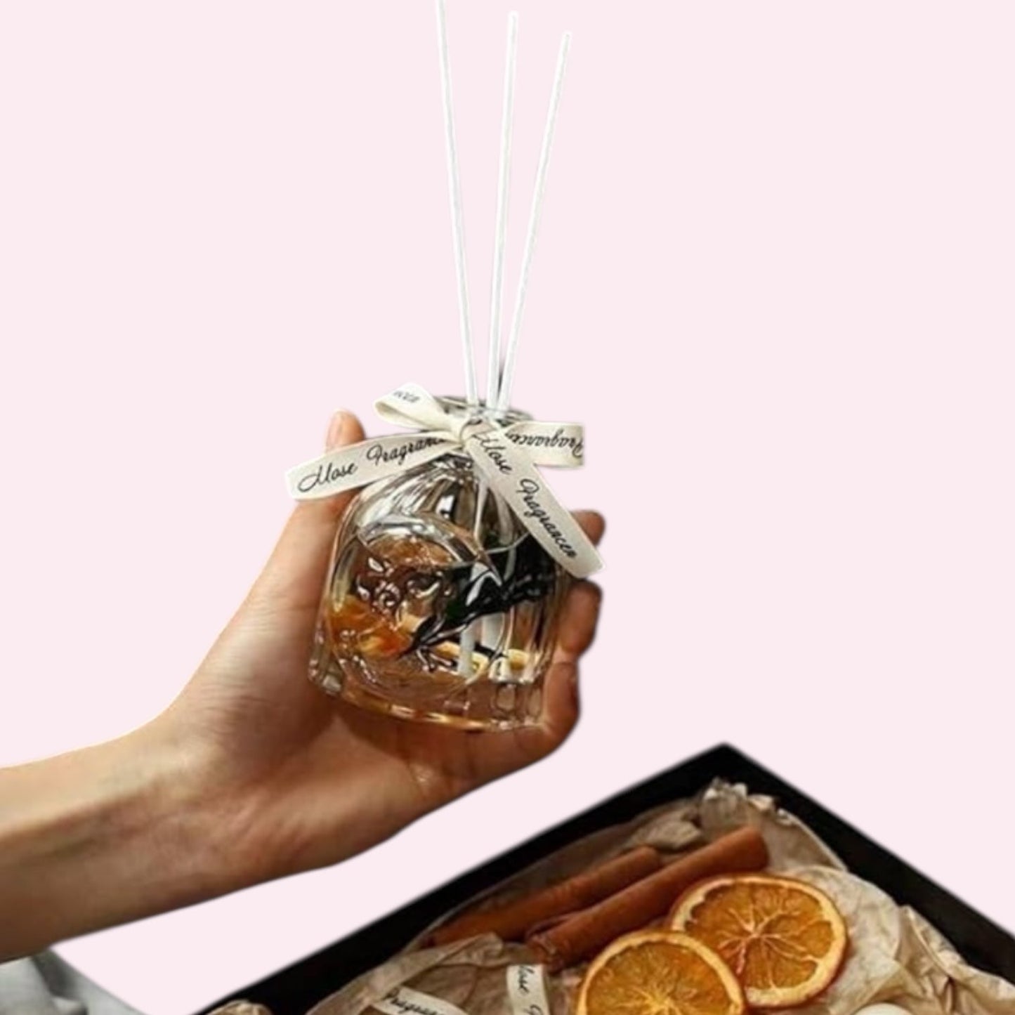 Black Scented Gift Box – Aromatic Set - Magic World Flowers