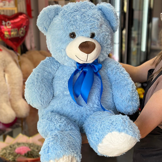 Blue Teddy Bear - Medium - Magic World Flowers
