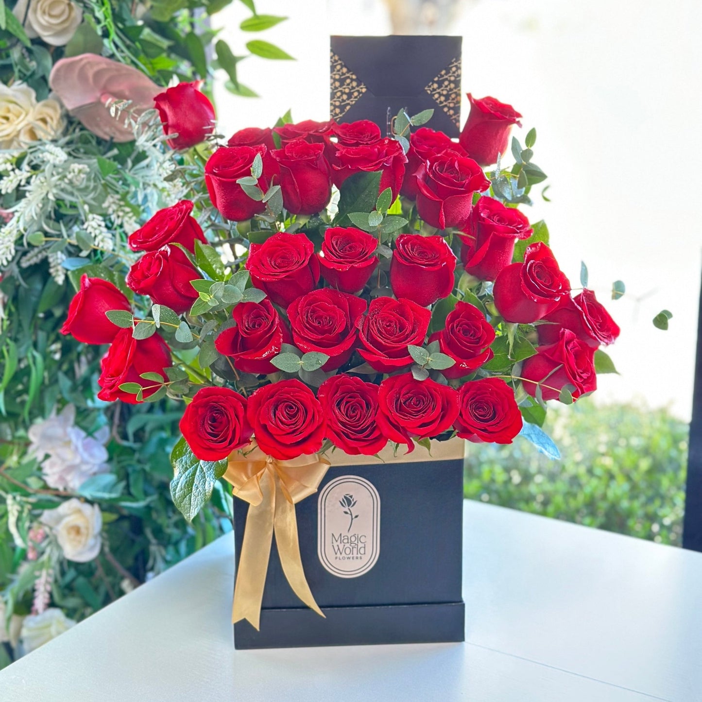 Box of Roses - Signature Boxes Collection - Magic World Flowers