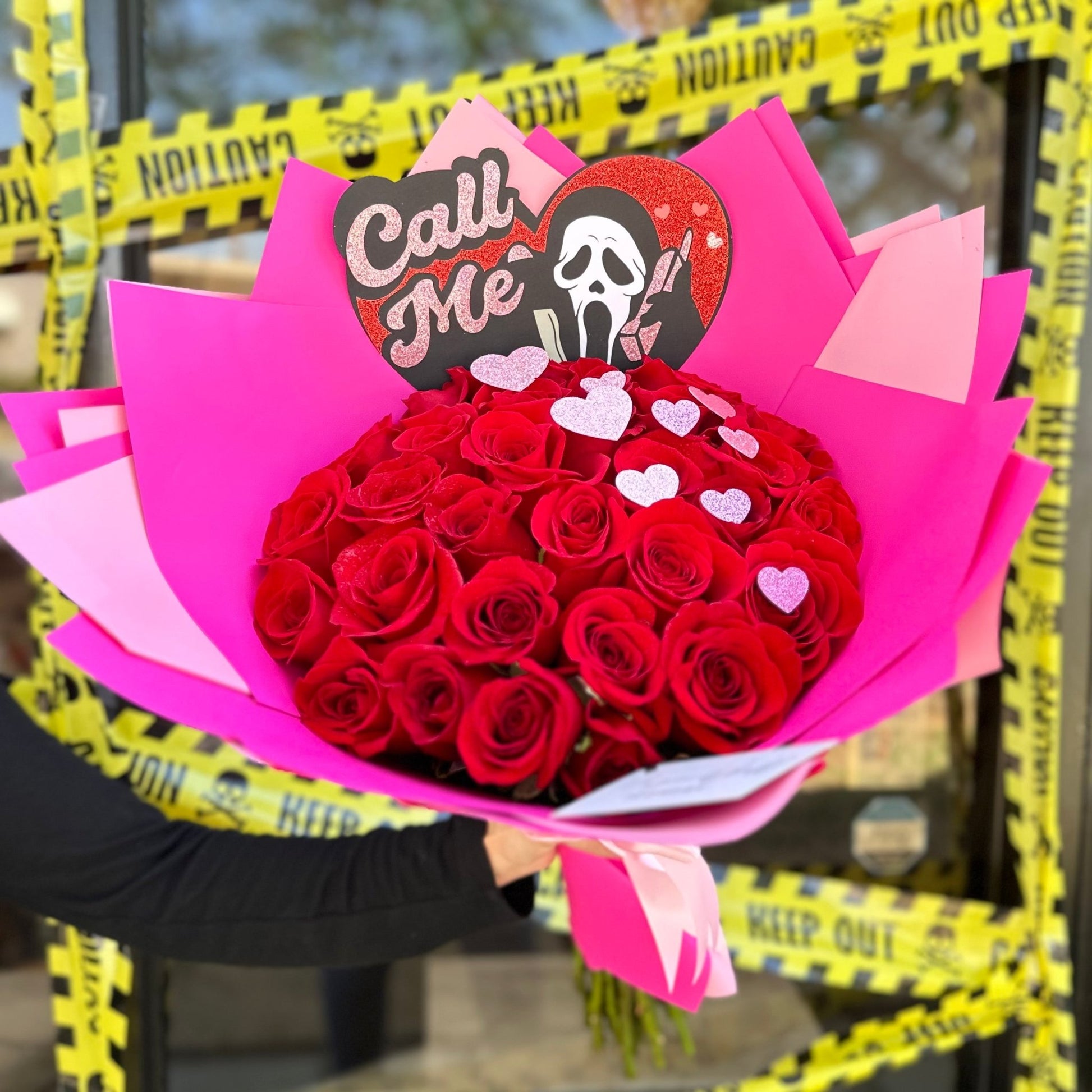 Call Me Scream Bouquet - Halloween Ramo Buchon - Magic World Flowers