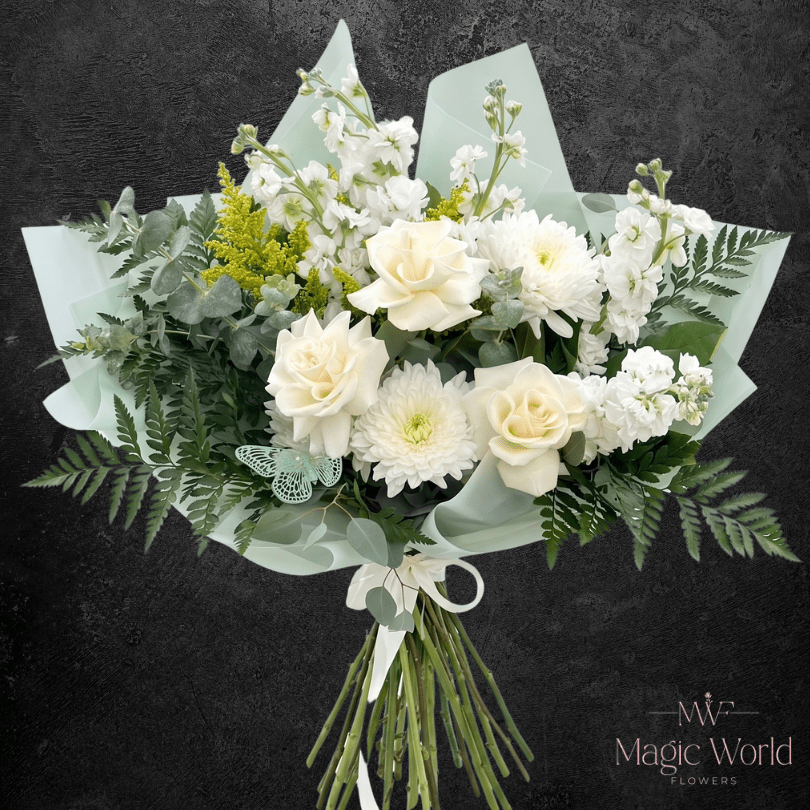 Clean Slate | Modern Blooms Bouquet - Magic World Flowers