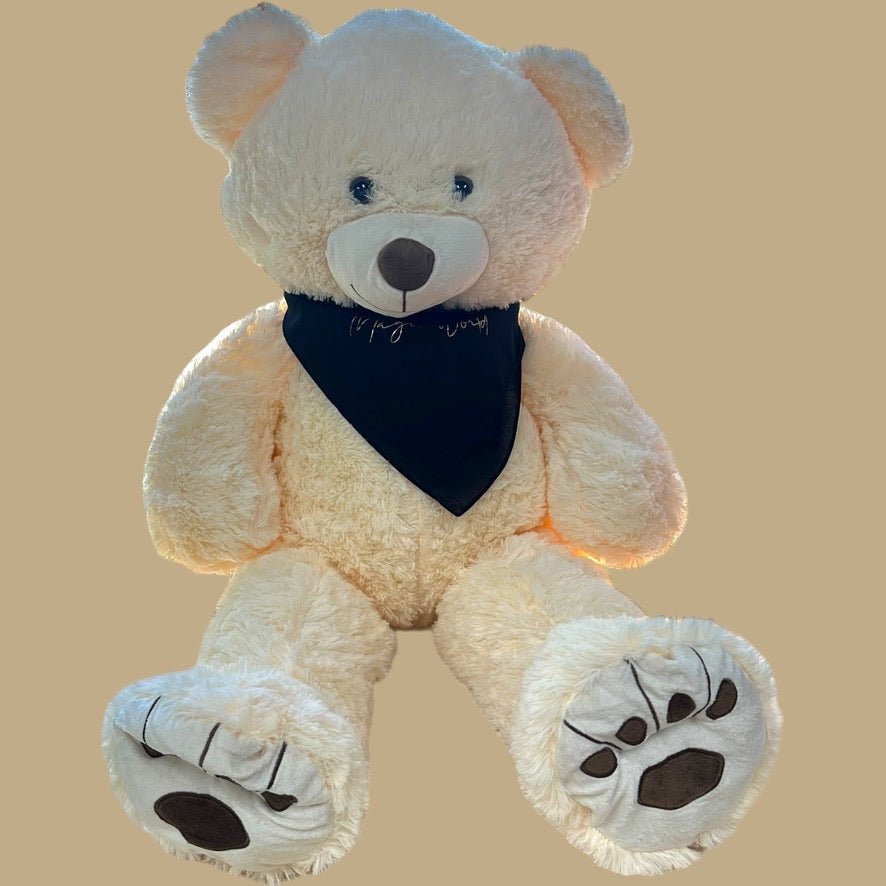 Cream Teddy Bear - Medium - Magic World Flowers