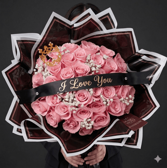 Customizable banner: Signature Ramo Buchon - Magic World Flowers
