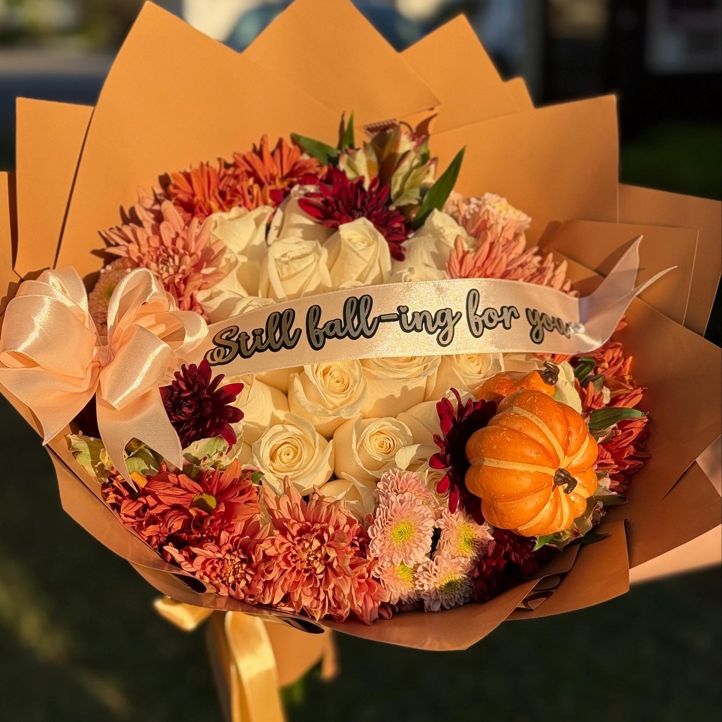 Fall Bouquet - Autumn Ramo Buchon - Magic World Flowers