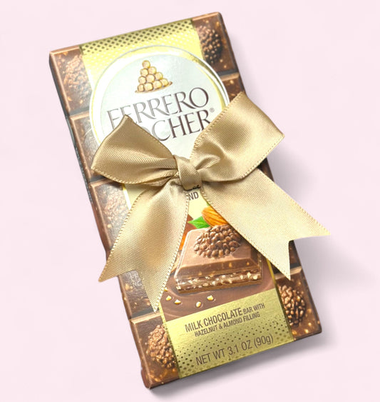 Ferrero Rocher Milk Chocolate Bar with Hazelnut & Almond - Magic World Flowers