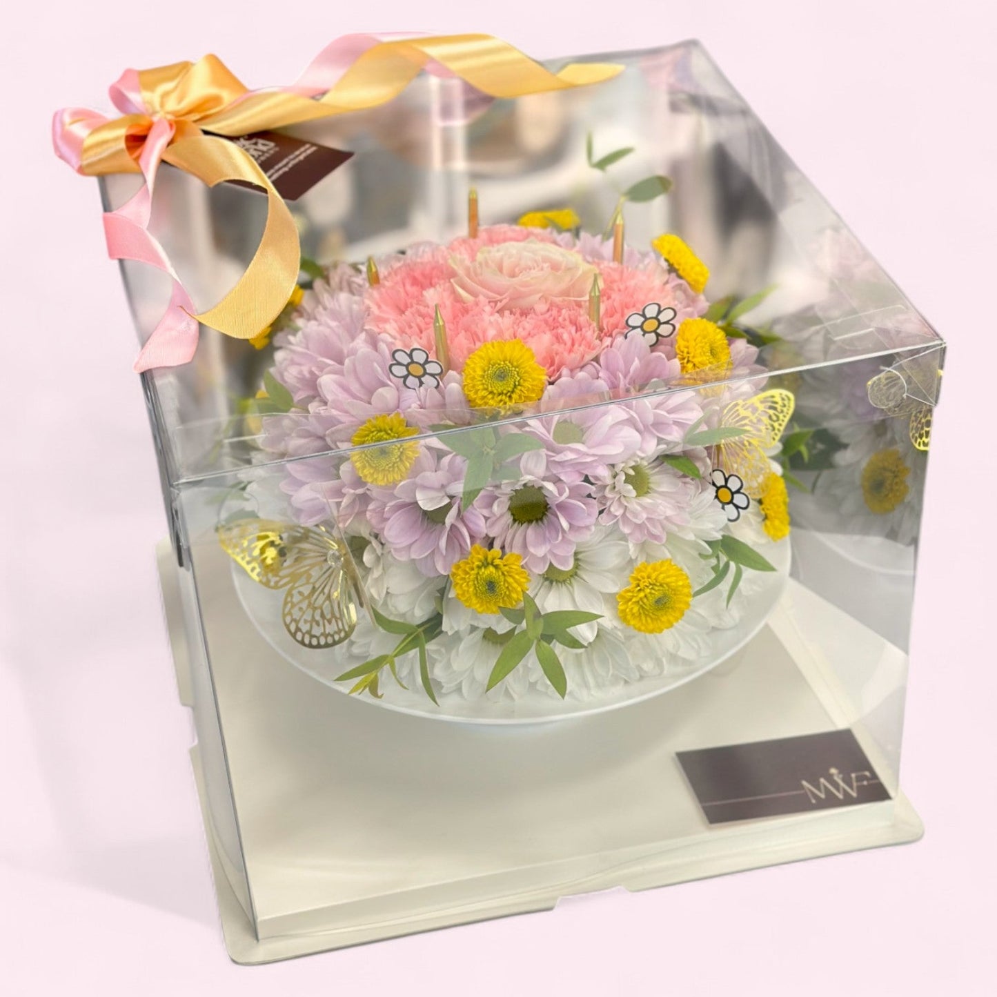 Floral Birthday Cake – Special - Magic World Flowers