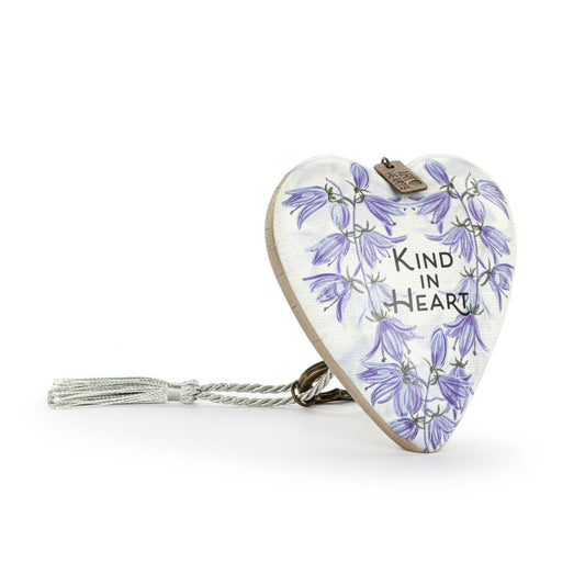 Floral Kind in Heart Art Heart - 3.5in - Magic World Flowers