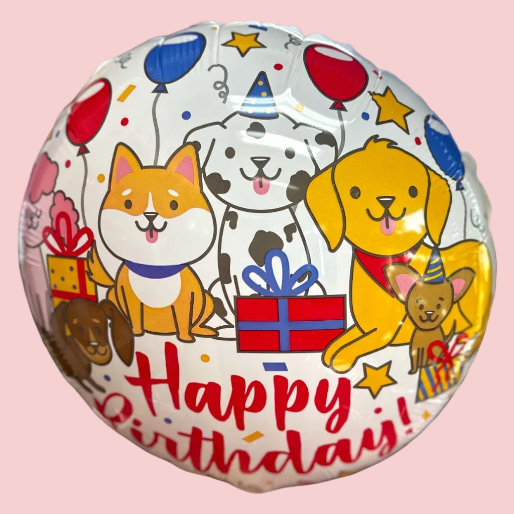 Happy Birthday Pets – Helium Balloon - Magic World Flowers