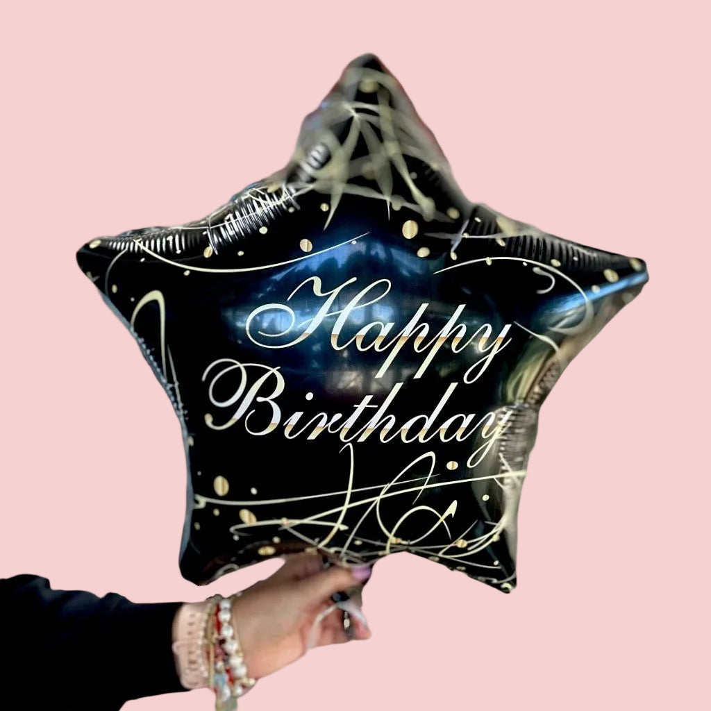 Happy Birthday Star Balloon Bouquet - Magic World Flowers