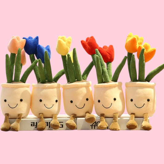 Happy Tulips - Plush Toy - Magic World Flowers
