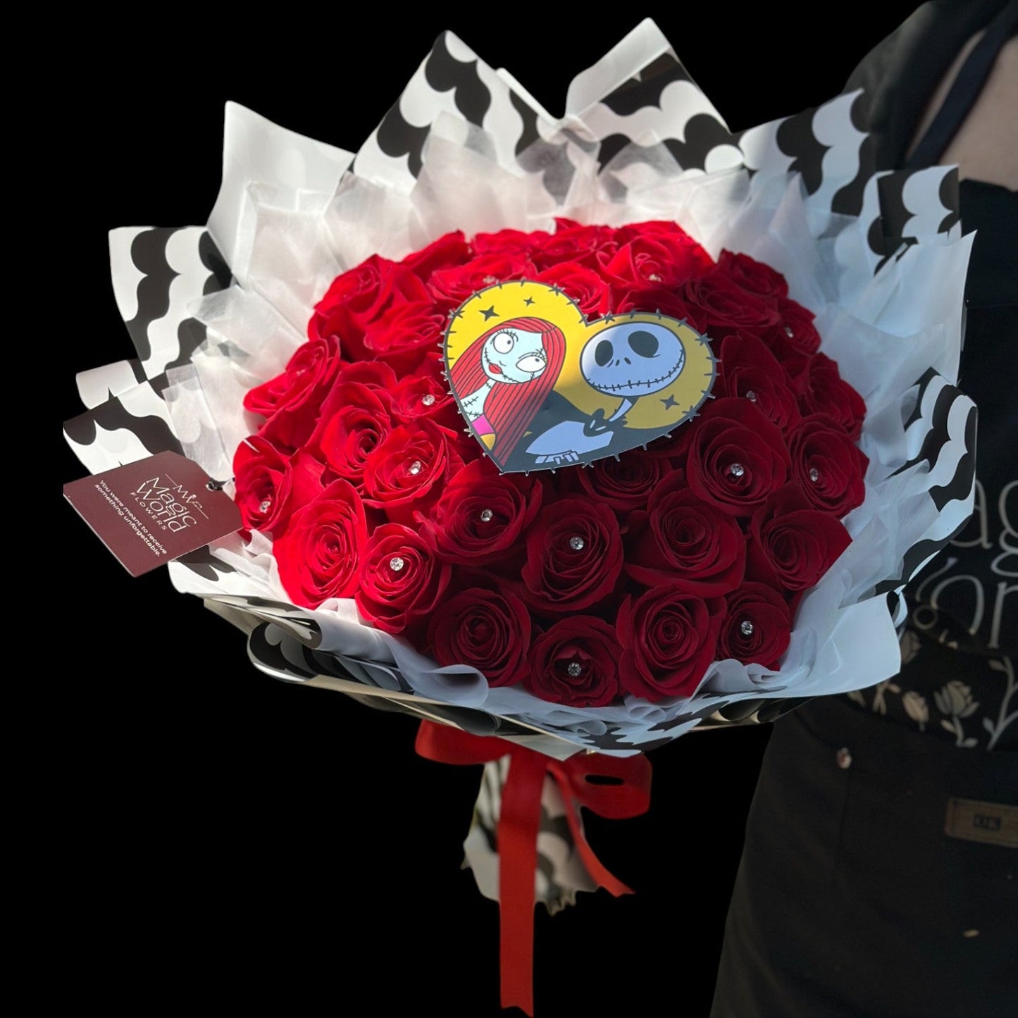 Jack & Sally - Halloween Ramo Buchon - Magic World Flowers