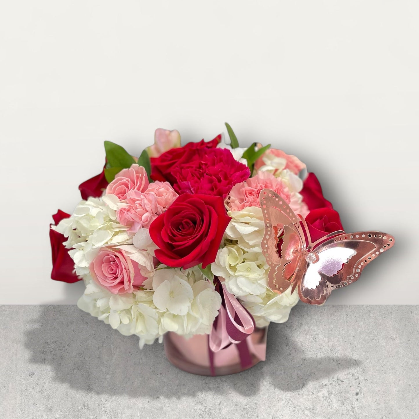 Mini Rose Gold Cylinder — Vases - Magic World Flowers