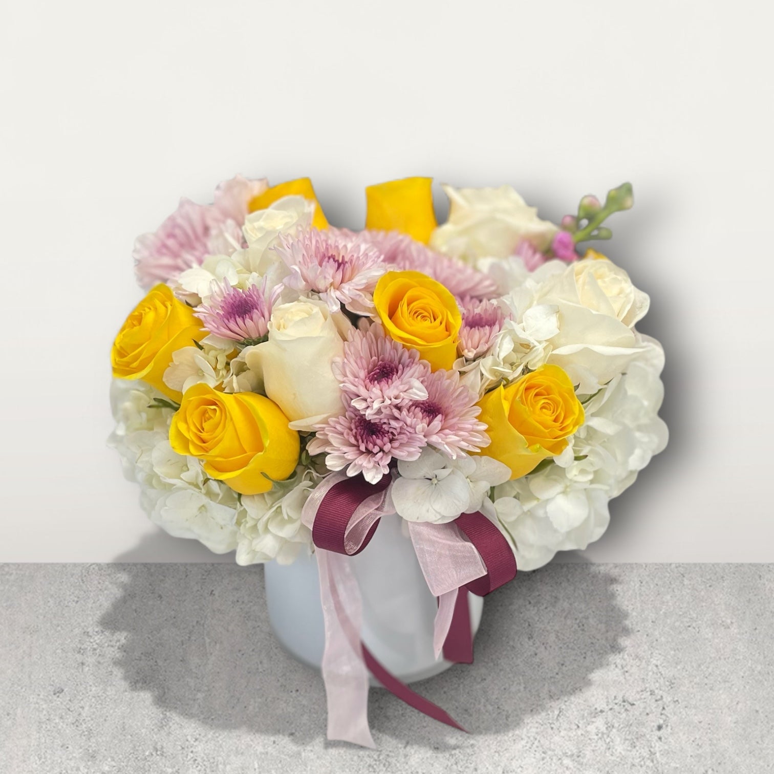 Mini White Cylinder — Vases - Magic World Flowers