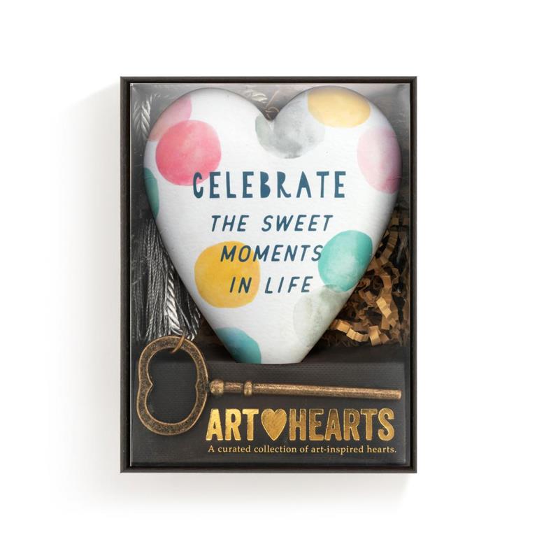 Moments in Life Art Heart - 3.5in - Magic World Flowers