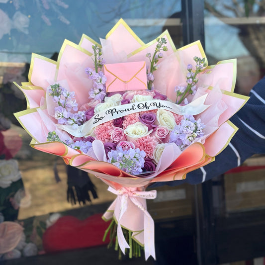 Pinky Promise Bouquet - Magic World Flowers