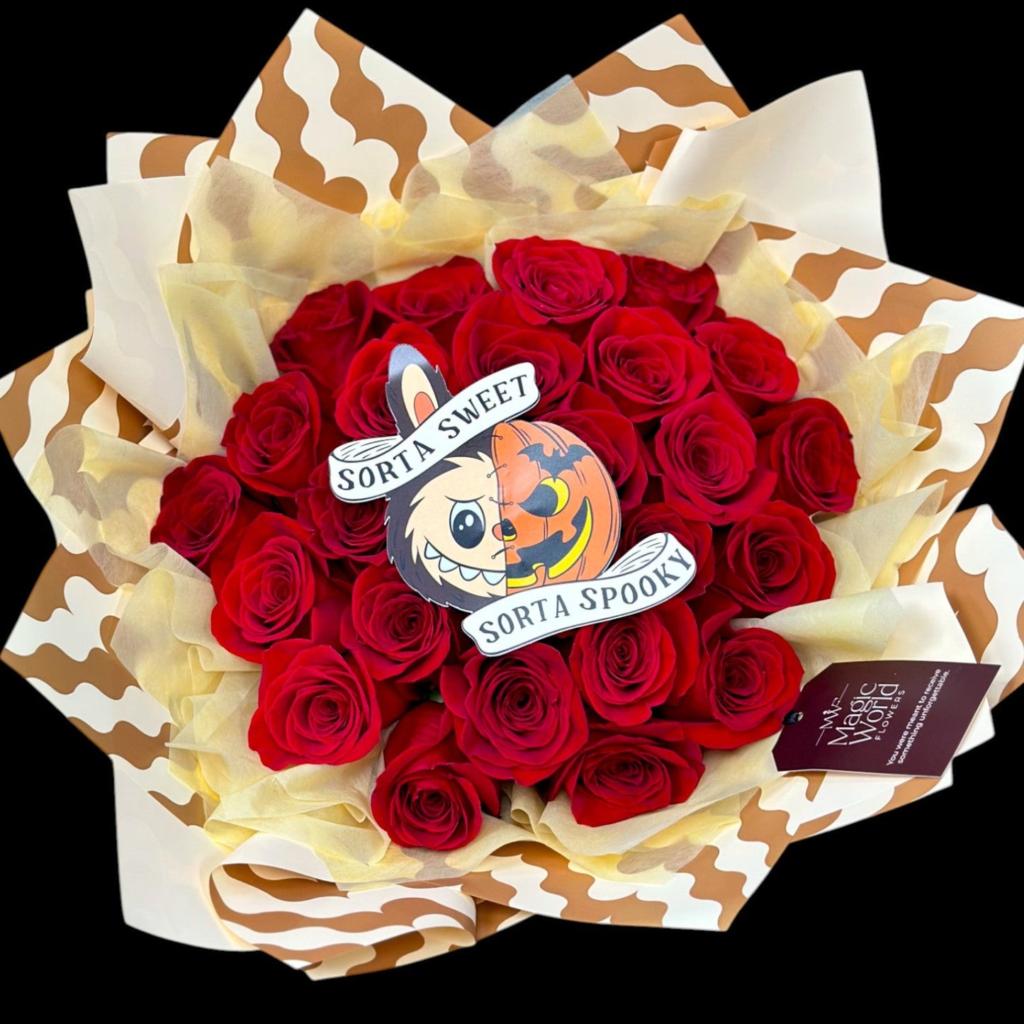 Pumpkin Labubu - Halloween Ramo Buchon - Magic World Flowers