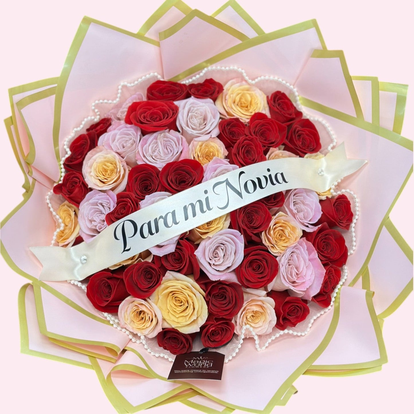 Sweet Mix Rose Bouquet - National Girlfriend Day - Magic World Flowers