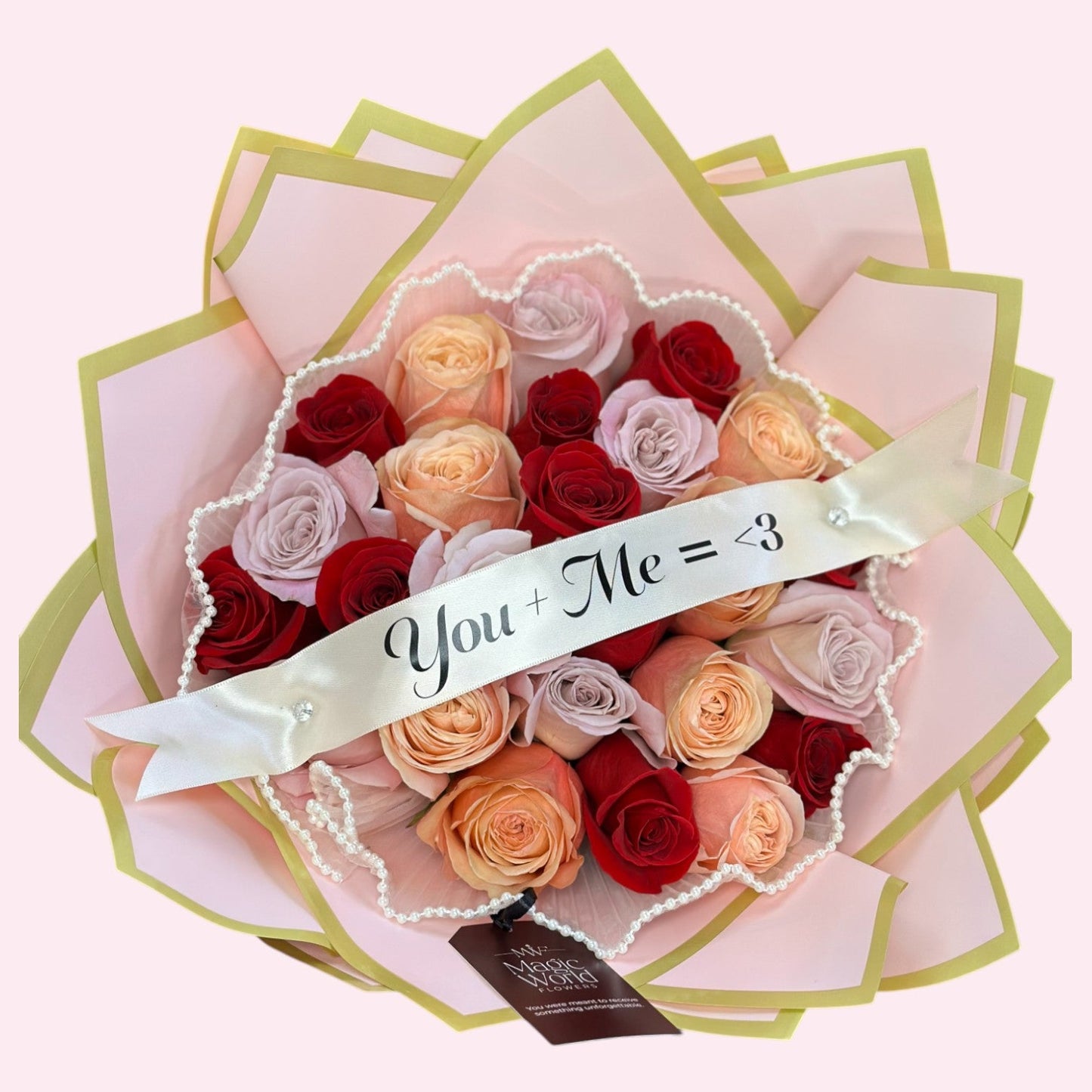 Sweet Mix Rose Bouquet - National Girlfriend Day - Magic World Flowers