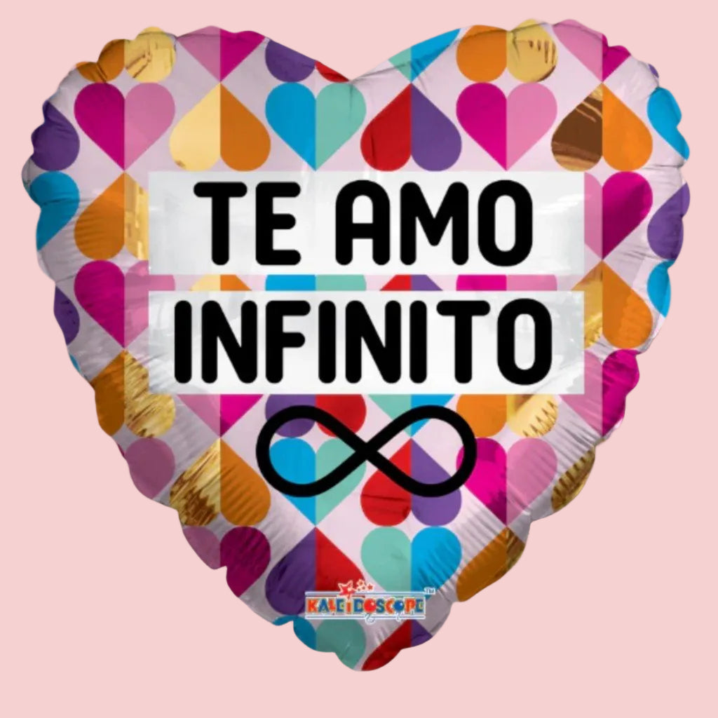 Te Amo Infinito – Helium Balloon - Magic World Flowers