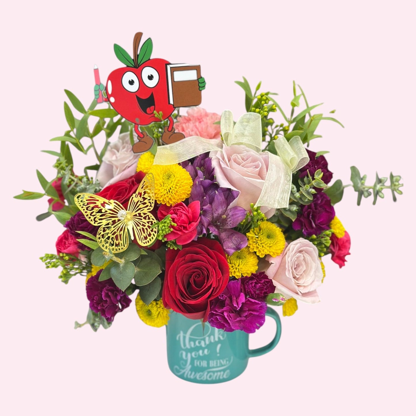 Thank You Teacher Mug – Vases - Magic World Flowers