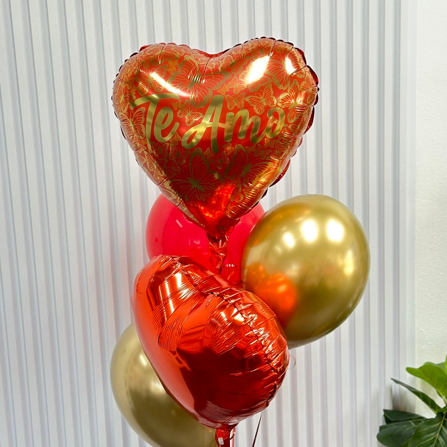 Te Amo Heart - Balloon Bouquet