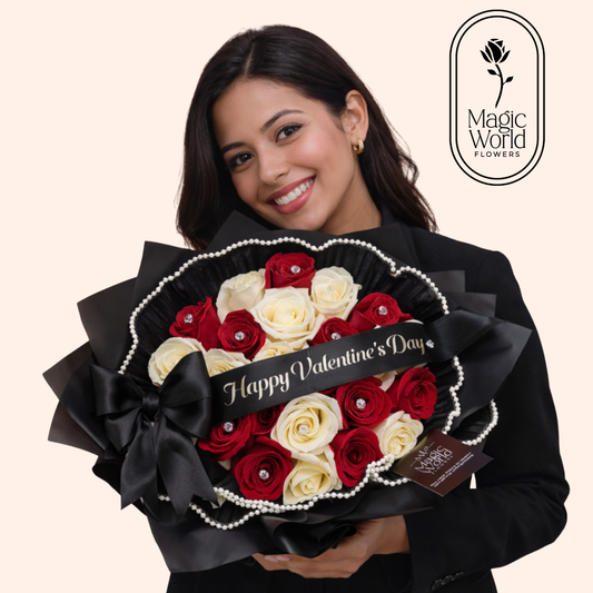 Precious Bouquet of Roses - Valentine's Day
