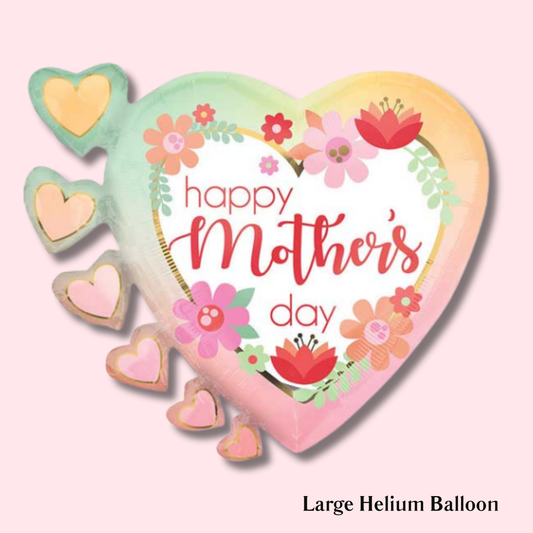 Happy Mother's Day Shape - Helium Balloon - Mother's Day