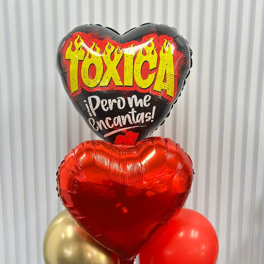 Toxica Pero me Encantas - Balloon Bouquet