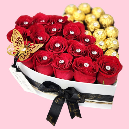 Sweet Heart Box - Red Roses