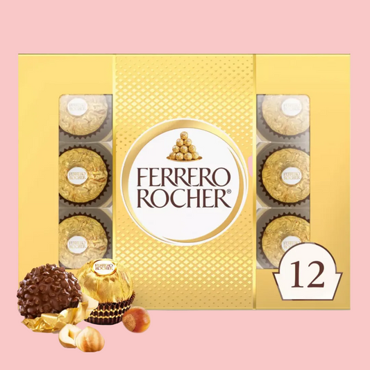Ferrero Rocher Chocolates - 12 Units