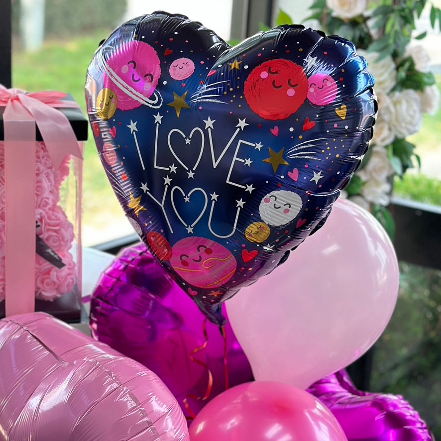 I Love you Universe - Balloon Bouquet