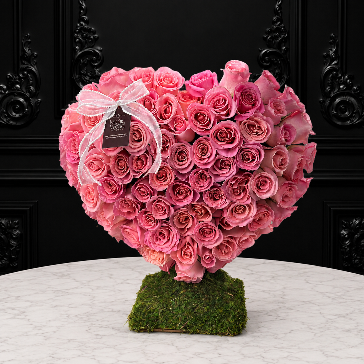 Heart of Roses - Sculpture