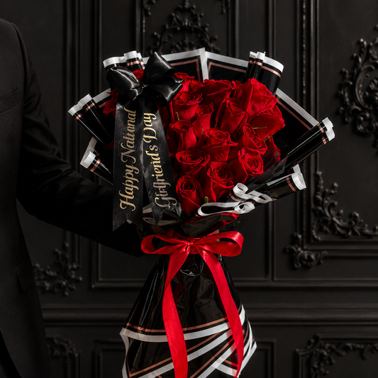 Loved Girl - Hand Bouquet of Fresh Flowers