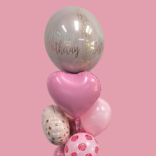 Happy Birthday Bubble - Balloon Bouquet