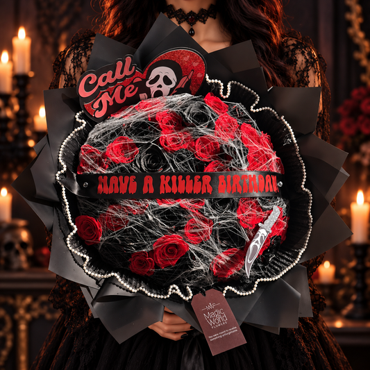 Scream face and banner - Halloween Ramo Buchon