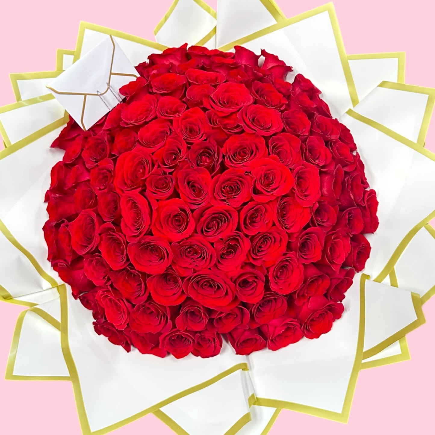 Classic Hand Bouquet of Red Roses