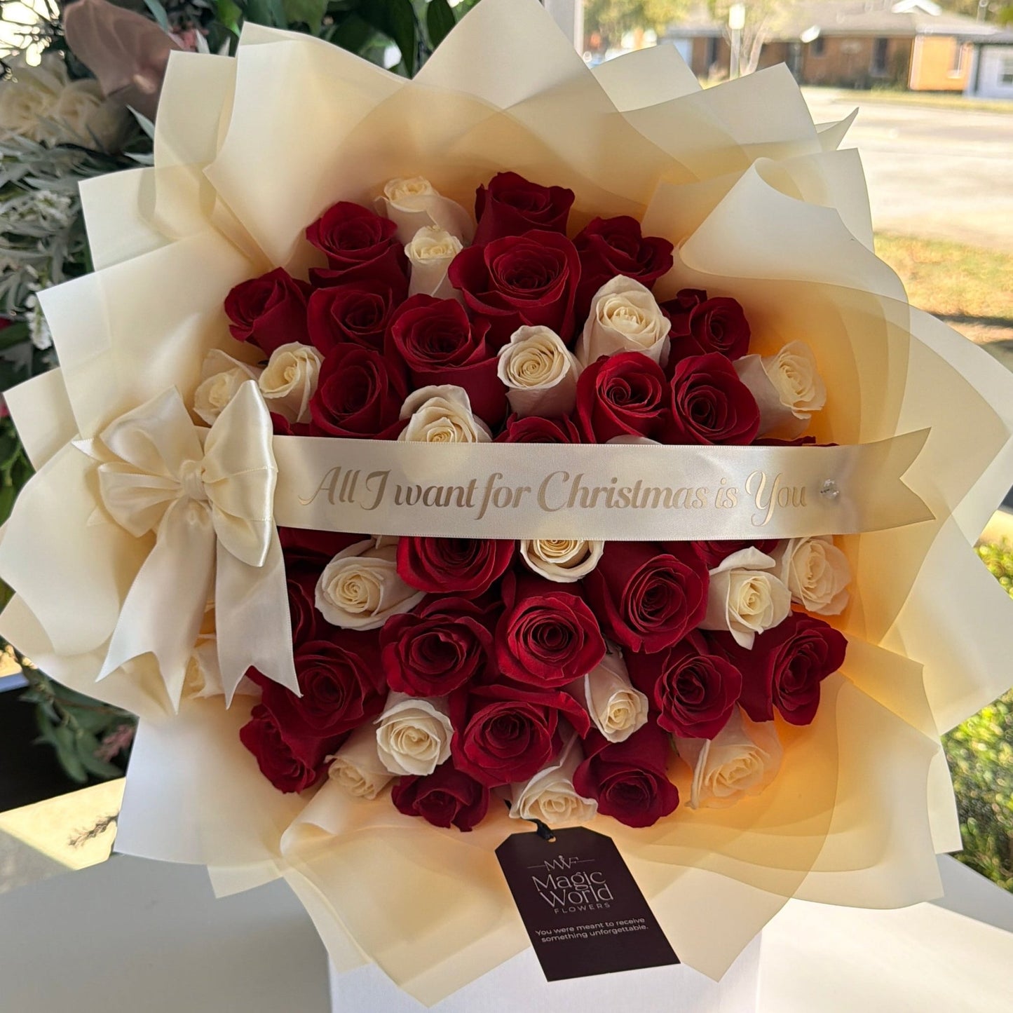 All I want for Christmas is You - Christmas - Magic World Flowers