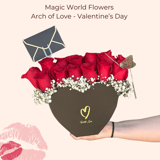 Arch of Love - Valentine's Day - Magic World Flowers