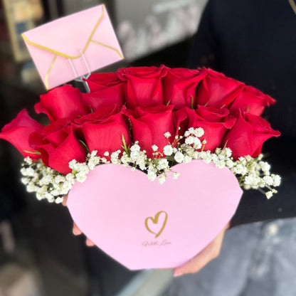 Arch of Roses - Pink Box - Magic World Flowers