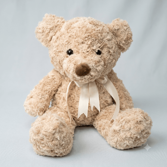 Beige Mini Teddy Bear - Plush Toy - Magic World Flowers