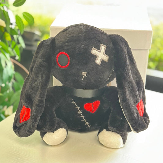 Black Bunny - Plush Toy - Halloween - Magic World Flowers