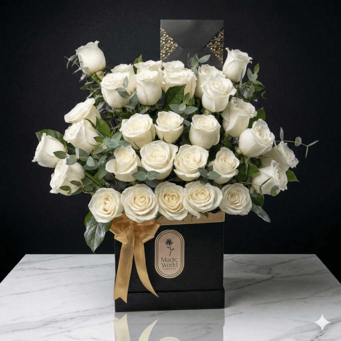 Box of Roses - Signature Boxes Collection - Magic World Flowers