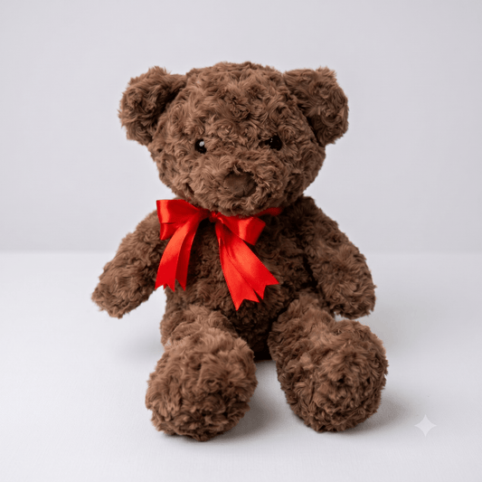 Brown Mini Teddy Bear - Plush Toy - Magic World Flowers
