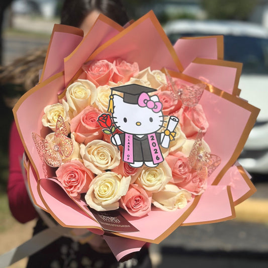 Class of 2026 with Topper – Graduation Flowers - Magic World Flowers