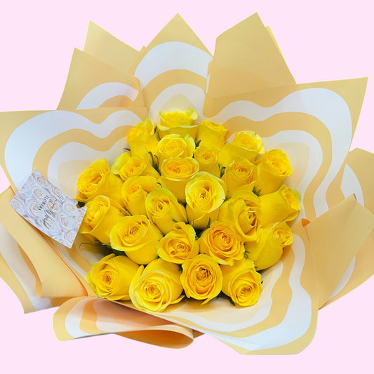 Classic Flores Amarillas Bouquet - Flores Amarillas Collection - Magic World Flowers