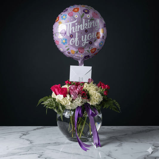 Colorful Mixed Flower Arrangement - Same Day Delivery - Vase - Magic World Flowers