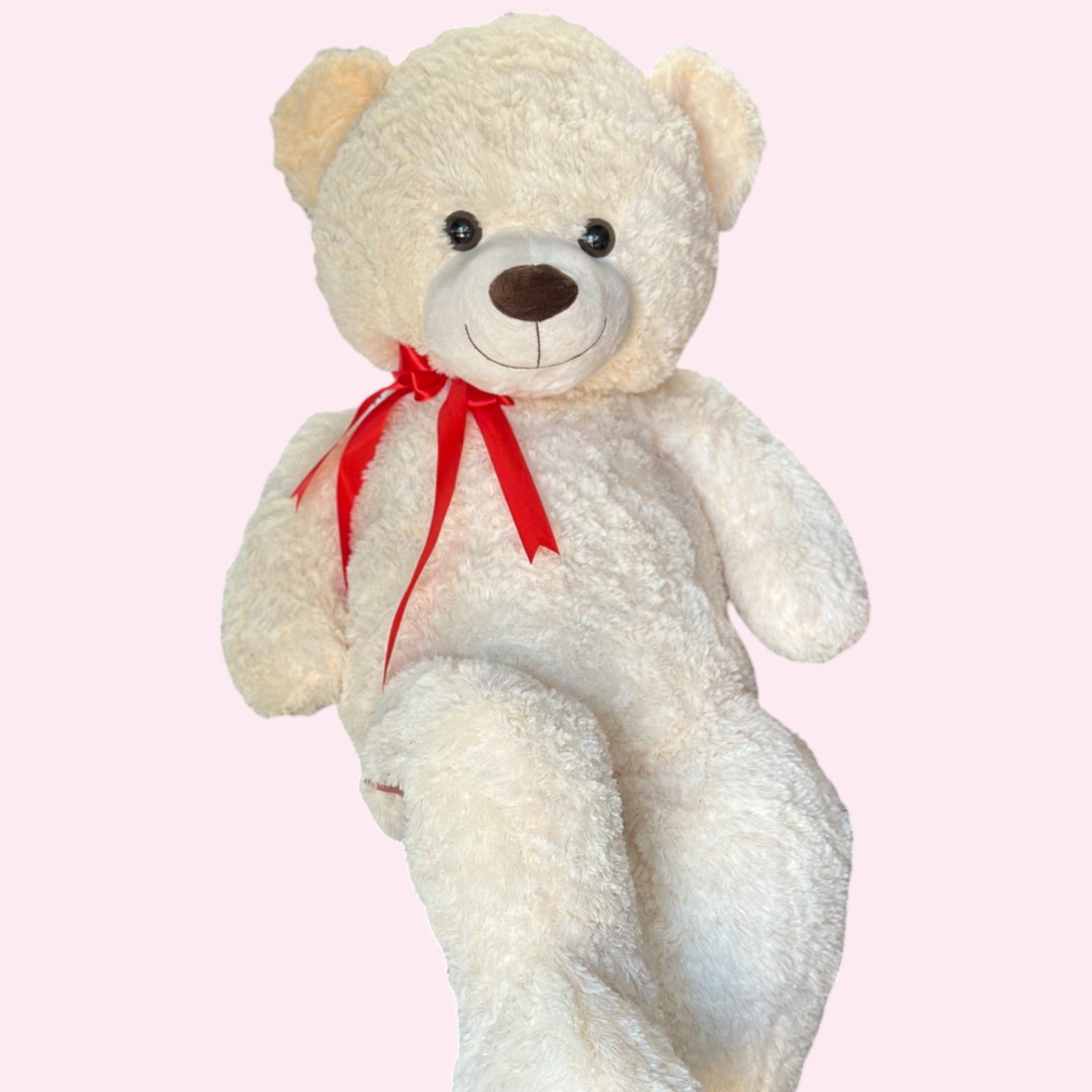 Cream Teddy Bear - Large - Magic World Flowers