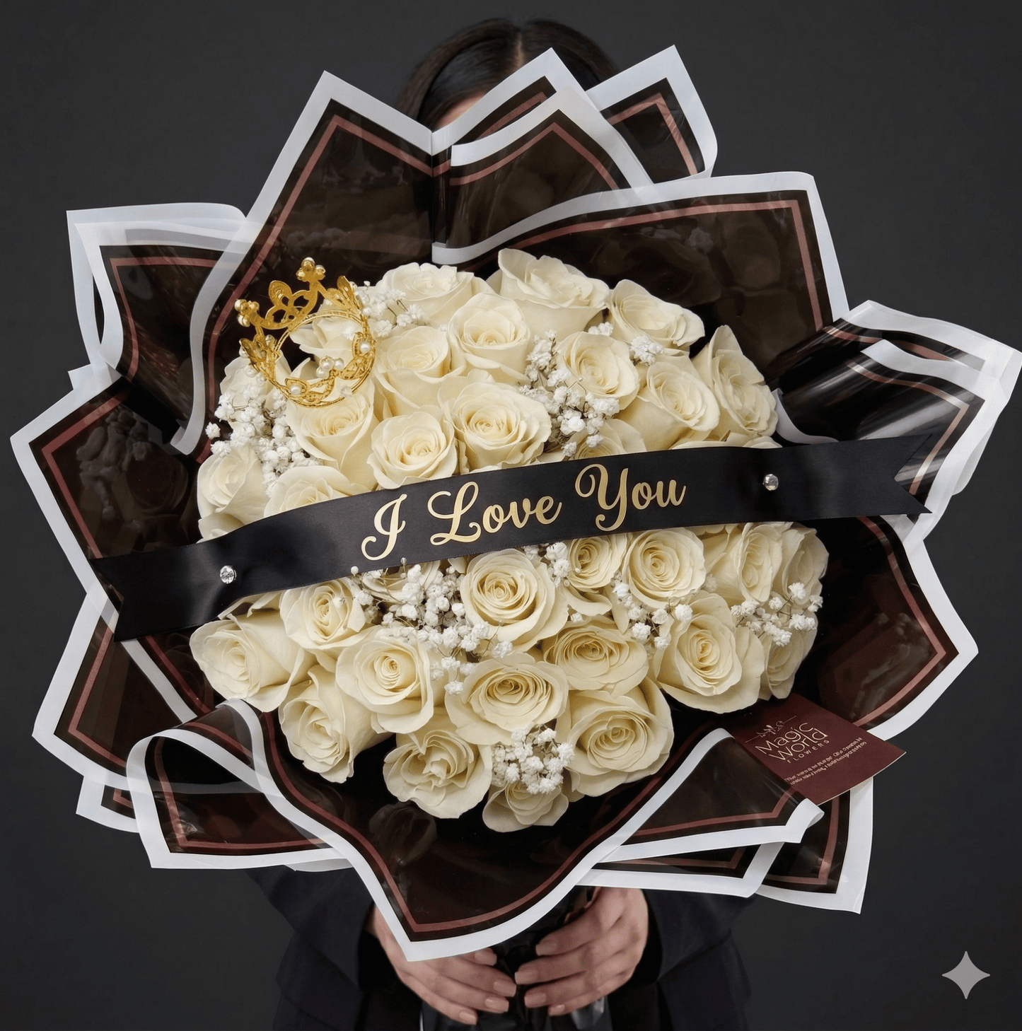 Customizable banner: Signature Ramo Buchon - Magic World Flowers